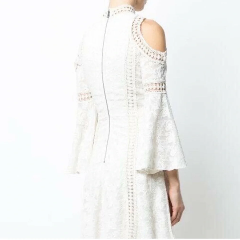 Alice + Olivia Enya Embroidered Dress size 8 - Picture 2 of 7